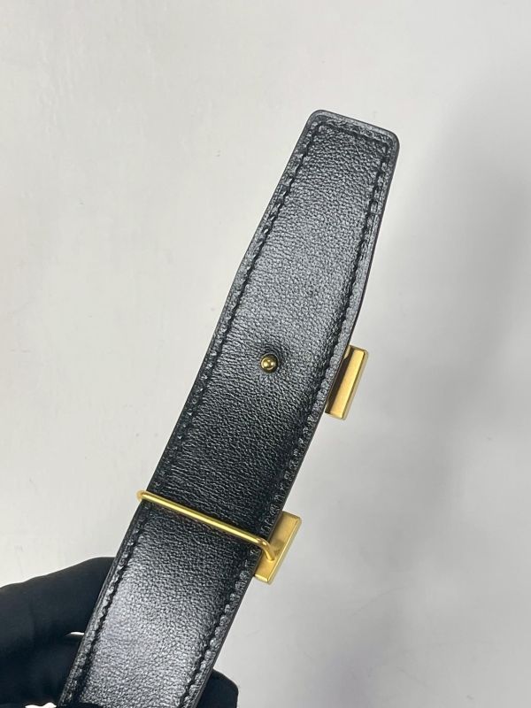 【9成新】HERMES 32MM 雙面皮帶 85CM 
