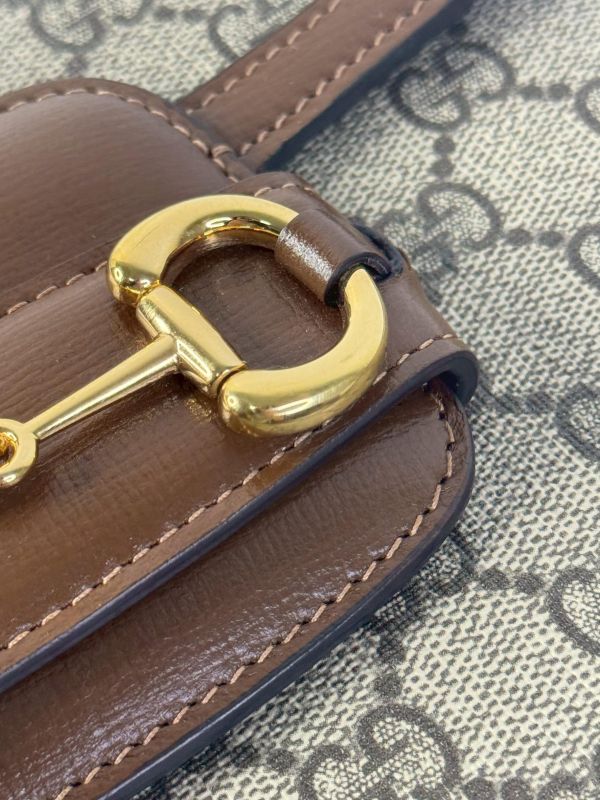 【95成新】GUCCI Horsebit 1955 中號肩揹袋 