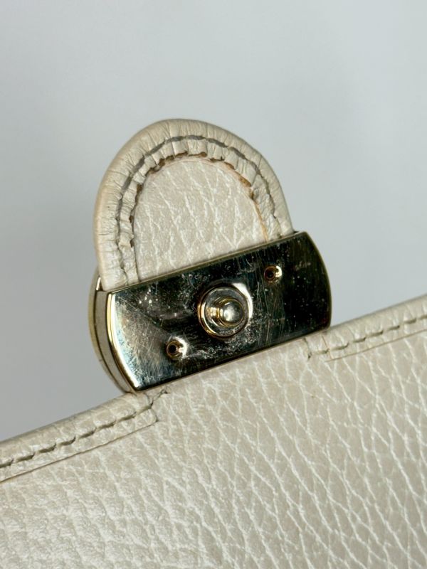 【85成新】GUCCI 荔枝皮雙G WOC 