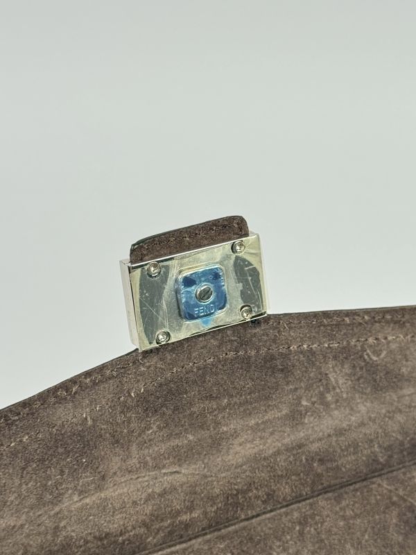 【9成新】FENDI Mini Soft Trunk 老花斜背包 