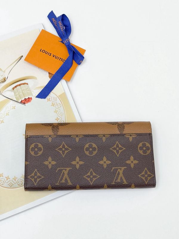 【95成新】LV SARAH 拚色長夾 