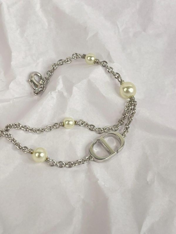 【全新品】DIOR Petit CD 珍珠手鍊 