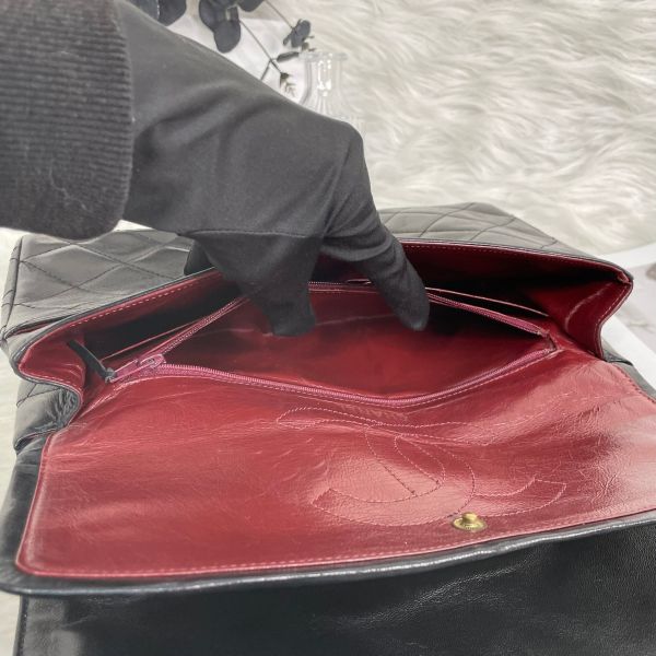 【85新】【12期0利率】CHANEL 巴黎限定鴛鴦扣CF 28CM 