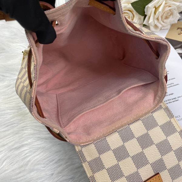 【12期0利率】LV SPERONE BB  棋盤格小書包【85成新】 