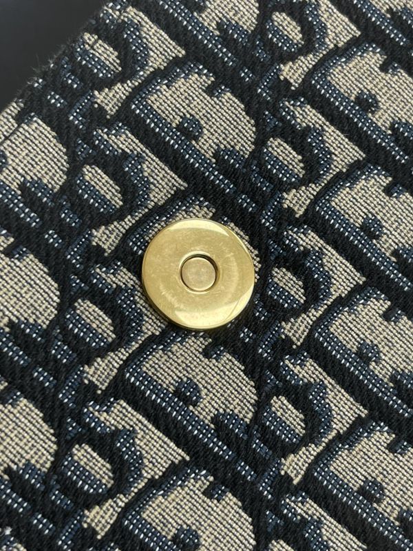 【95成新】DIOR Saddle 中型附鏈帶手拿包 