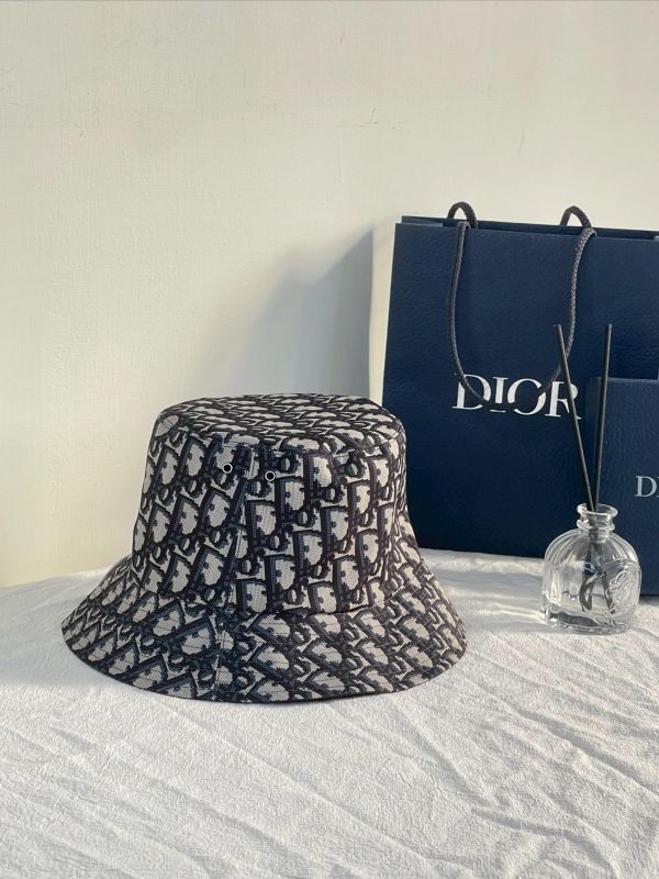 【99成新】DIOR Teddy-D 雙面窄邊漁夫帽 