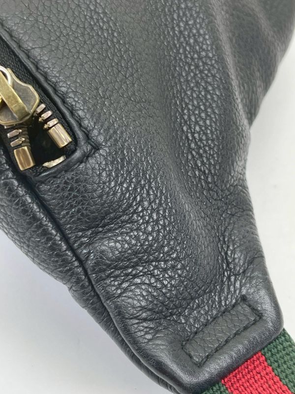 【85成新】GUCCI 皮革腰包  大號 