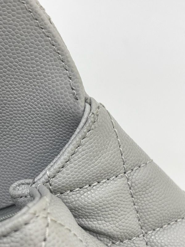 【95成新】CHANEL荔枝牛皮coco handle small 