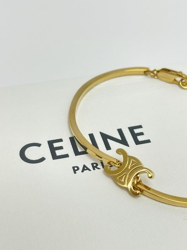 【95成新】CELINE Triomphe 手鐲 