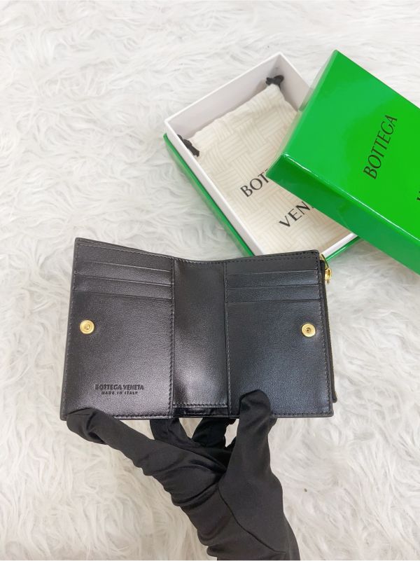 【分期0利率】BV Intrecciato 小號雙折錢包【全新品】 