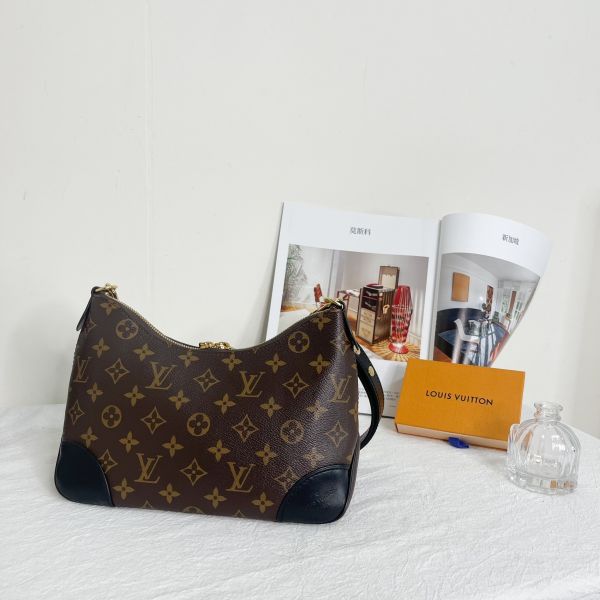【12期0利率】LV Boulogne牛角包 【95成新】 