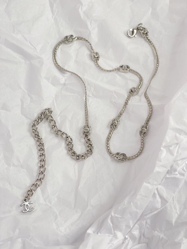 【全新品】CHANEL 7花蛇骨鍊項鍊 