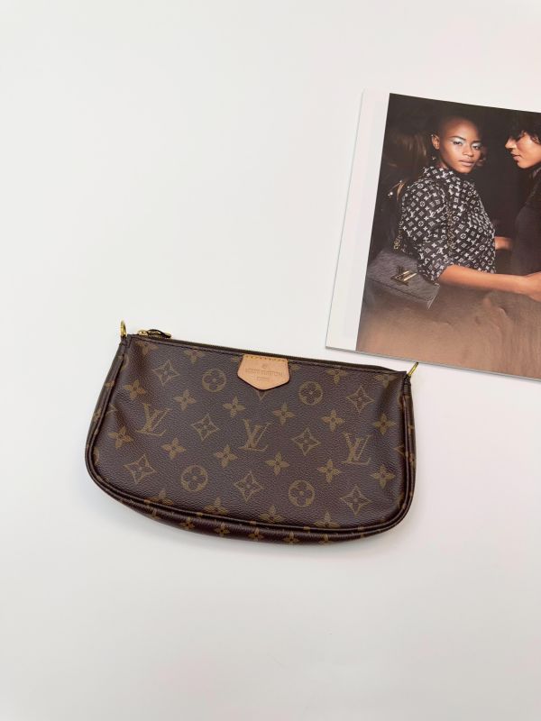 【9成新】LV 五合一麻將包 粉色 