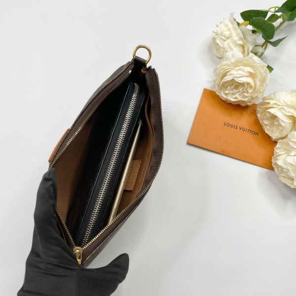 【12期0利率】LV 五合一麻將包 粉色【88成新】 