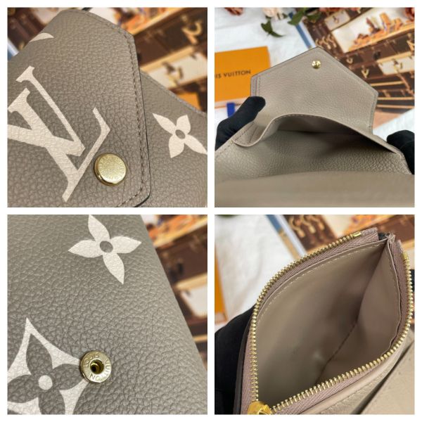 【12期0利率】LV Victorine三折短夾 最火斑鳩灰配色 【9.9成新】 