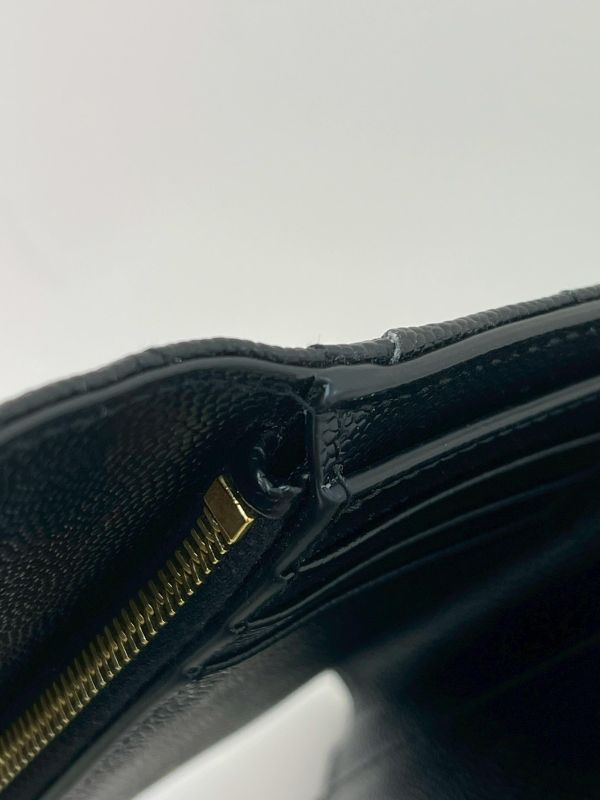 【99成新】YSL 魚子醬三折短夾 