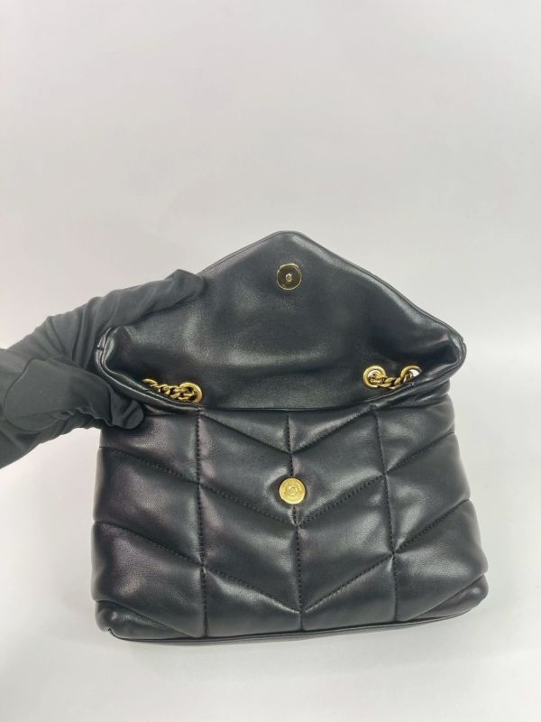 【95成新】YSL PUFFER TOY羊皮革手袋 
