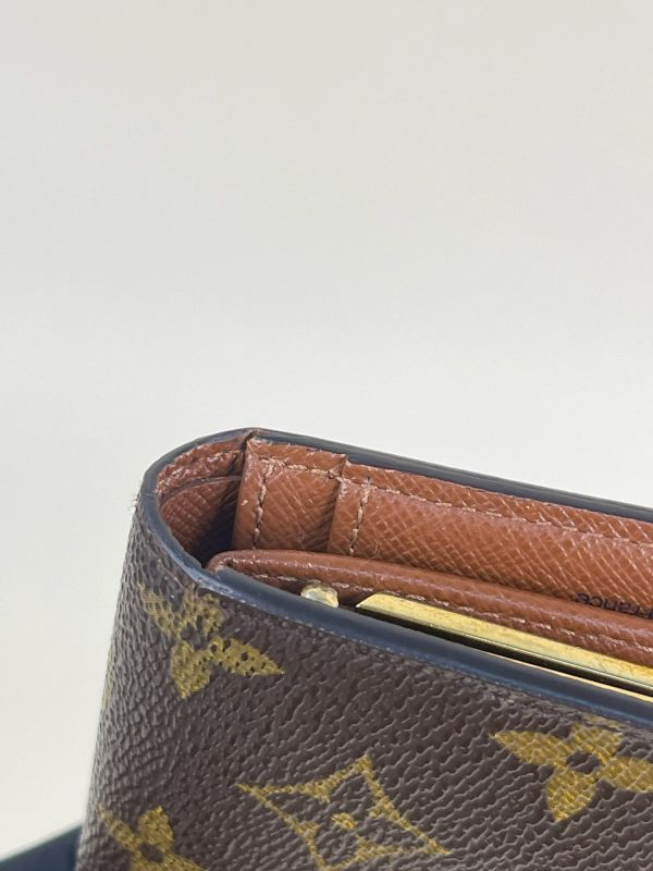 【分期0利率】LV VTG老花零錢蝴蝶扣中夾【85成新】 