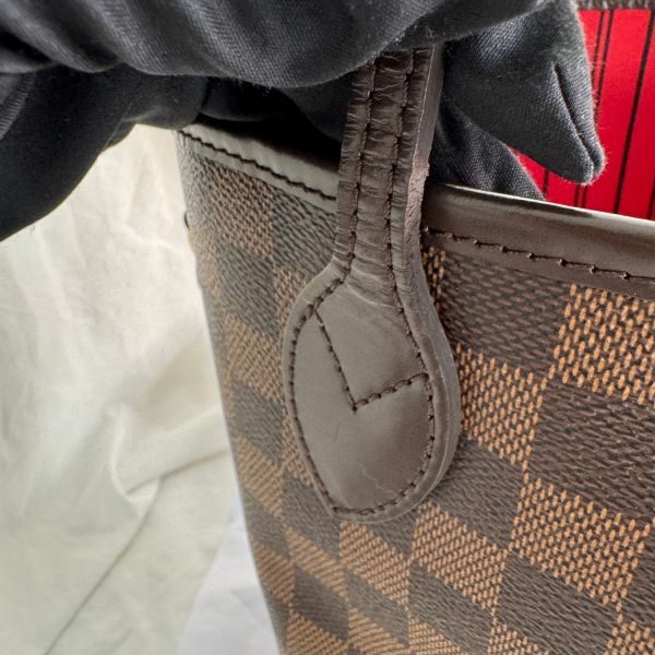 【9成新】【12期0利率】LV 棋盤格NEVERFULL MM 