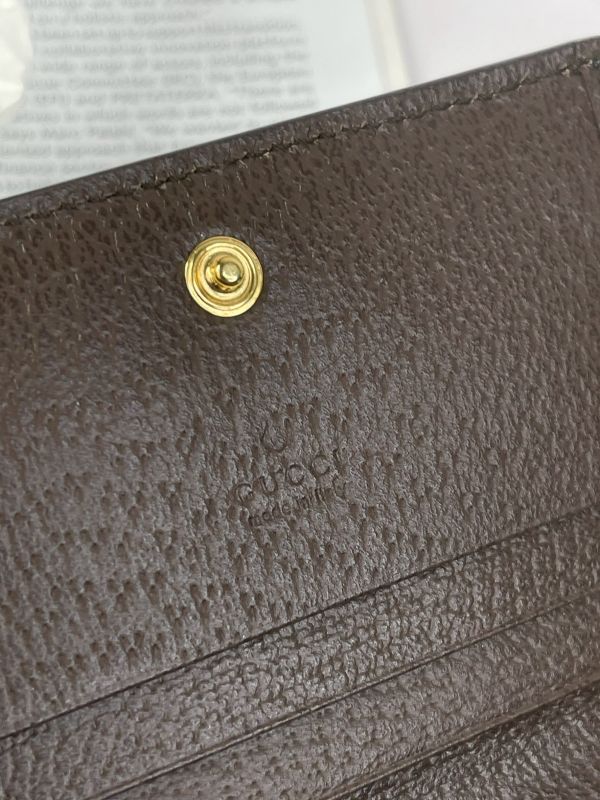 【95成新】GUCCI OPHIDIA GG零錢對開短夾 
