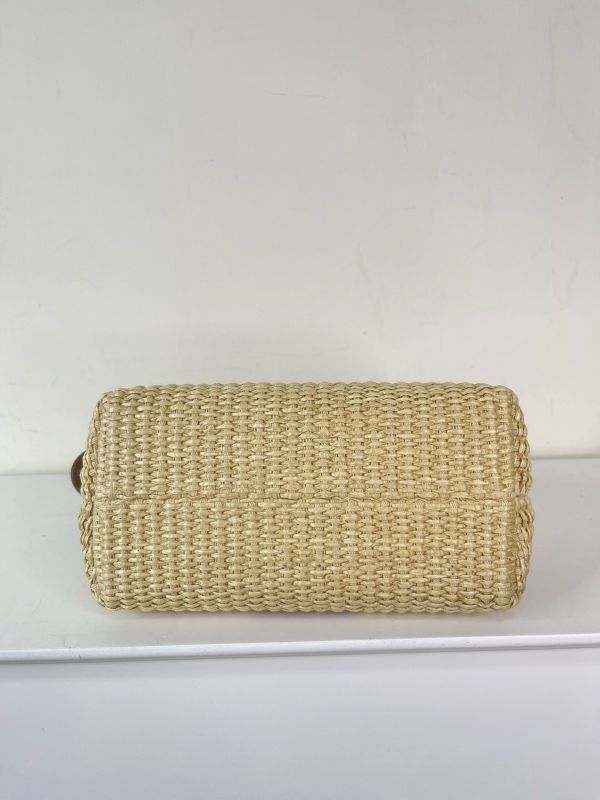 【分期0利率】FENDI BY THE WAY 竹編兩用迷你波士頓包【95成新】