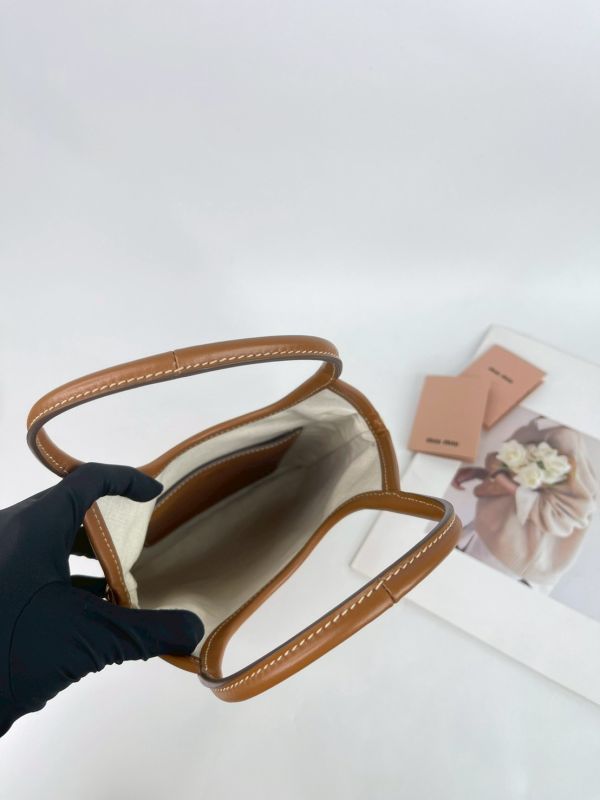 【95成新】MIUMIU IVY 皮革手提包 MINI 