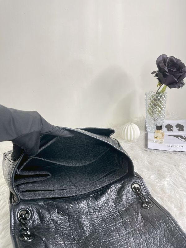 【分期0利率】YSL 鱷魚壓紋NIKI 中號【95成新】 