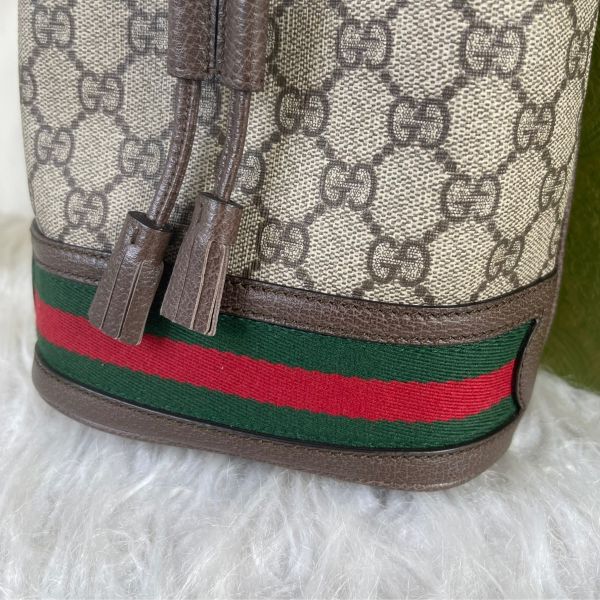 【12期0利率】GUCCI OPHIDIA  GG  迷你水桶袋 【95成新】 