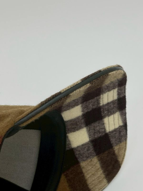 【95成新】BURBERRY 格紋羊毛棒球帽 