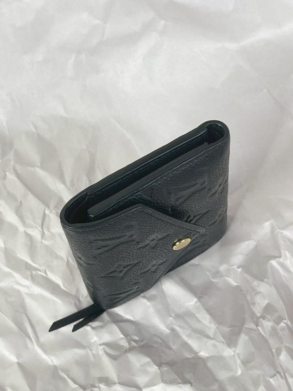 【99成新】LV Victorine 錢包 黑壓紋 
