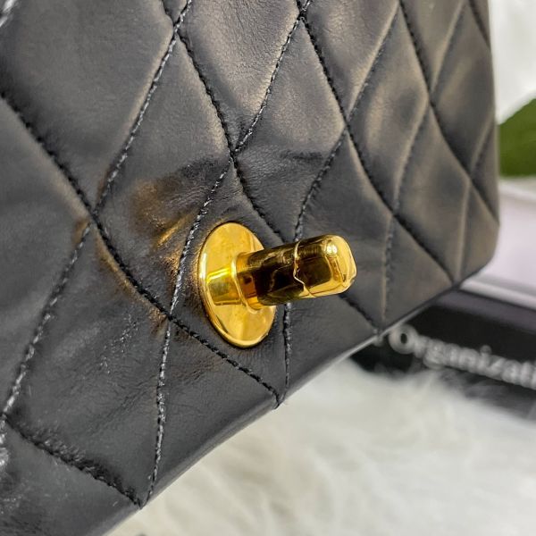 【12期0利率】Chanel VTG  Mini 書包釦口蓋包 19cm【9成新】 