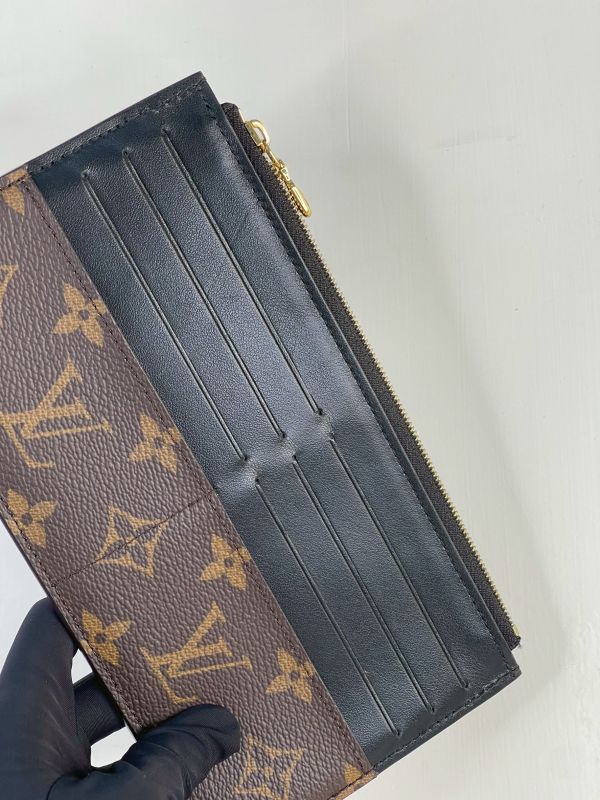 【95成新】LV SLIM 薄型拉鍊長夾 