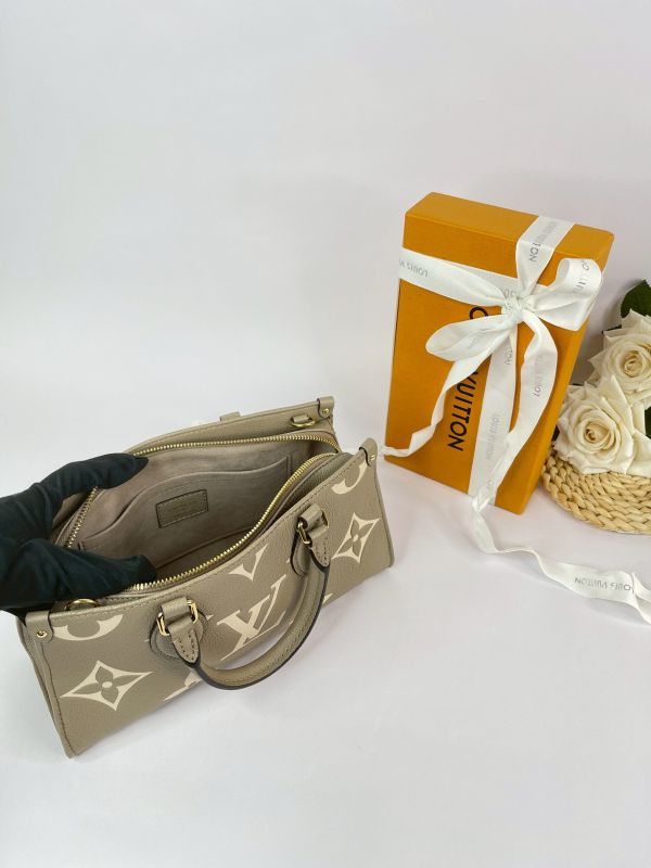 【分期0利率】LV OnTheGo East West 斑鳩灰【99成新】 