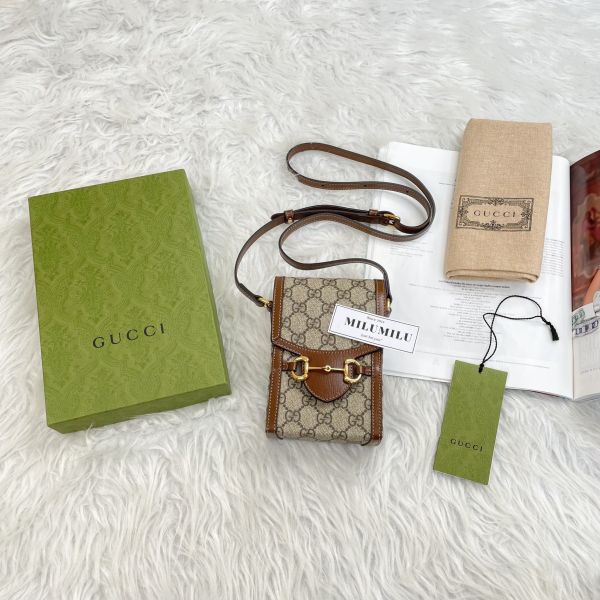 【12期0利率】Gucci MINI手機包【99成新】 