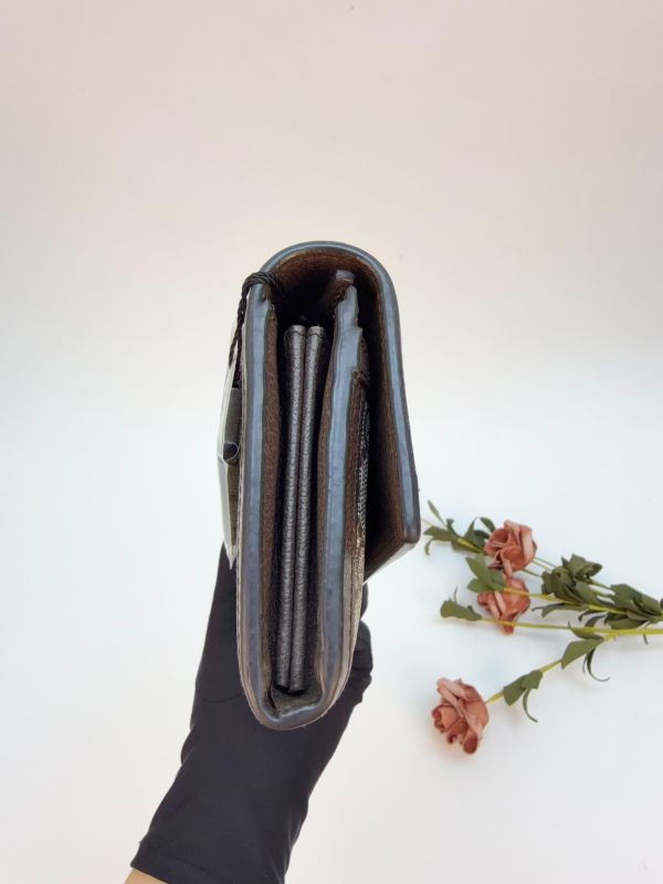 【9成新】GUCCI OPHIDIA 織帶扣式信封長夾 