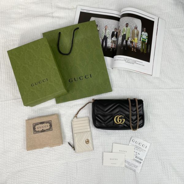 【12期0利率】GUCCI GG MARMONT迷你袋 【95成新】 