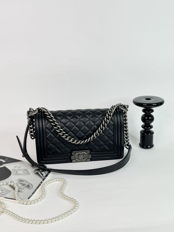 【分期0利率】CHANEL  BOY 25 【95成新】 