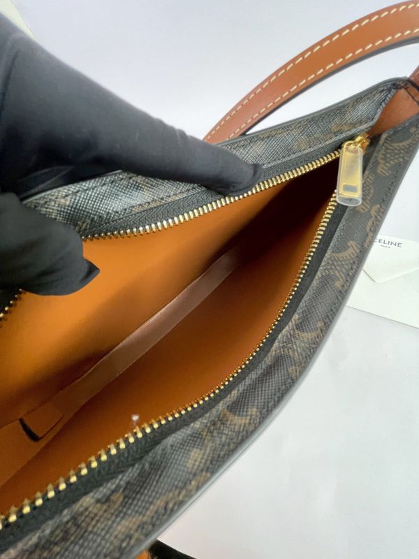 【95成新】CELINE Croque 老花腋下包 