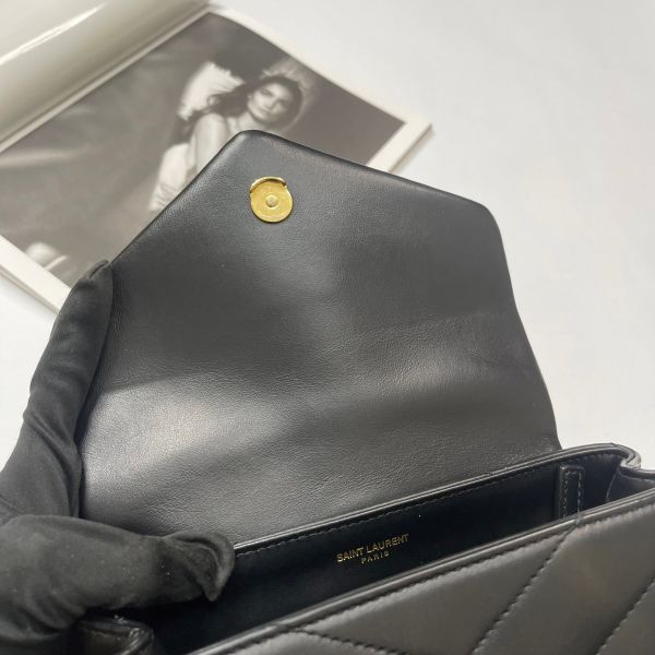 【12期0利率】YSL LOULOU絎縫皮革Toy手袋 MINI 【95成新】 