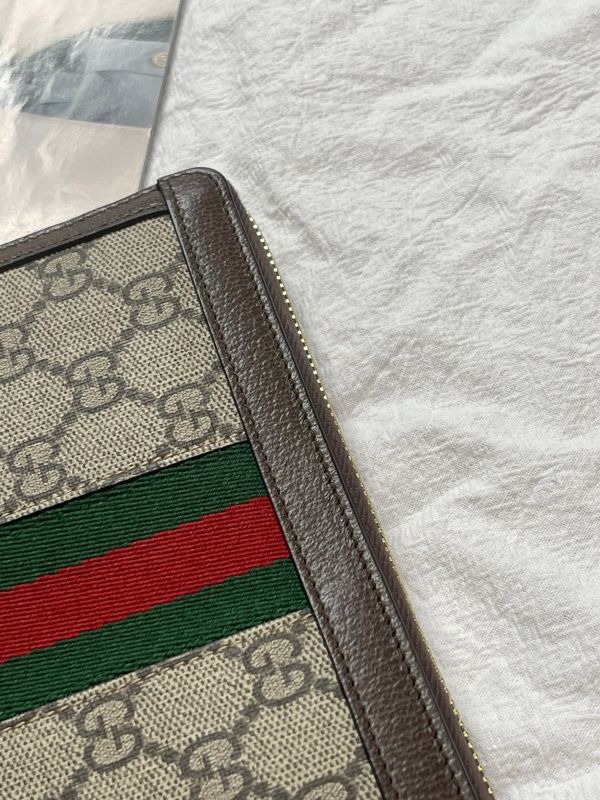 【分期0利率】GUCCI OPHIDIA GG拉鍊長夾【未使用閒置品】 