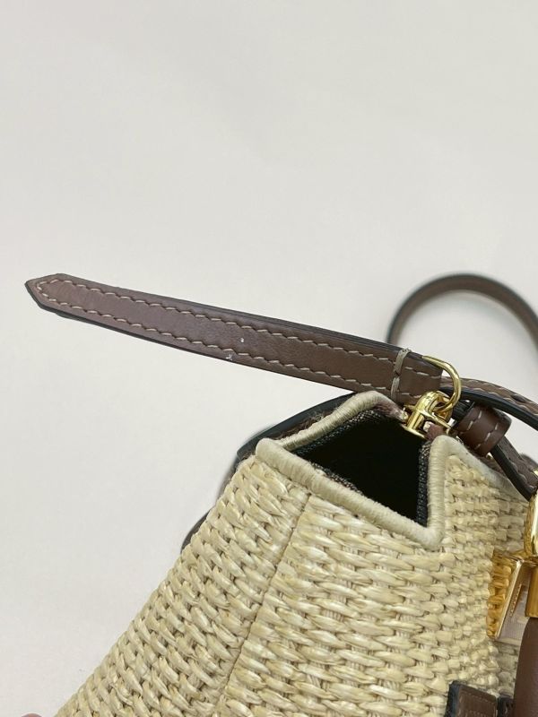 【95成新】FENDI BY THE WAY 竹編兩用迷你波士頓包 