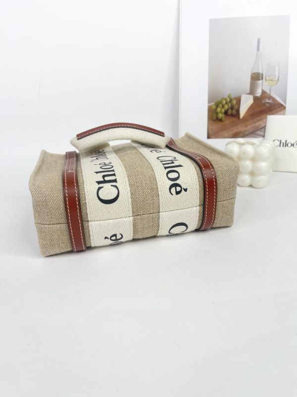 【95成新】CHLOE WOODY TOTE 迷你 棕 