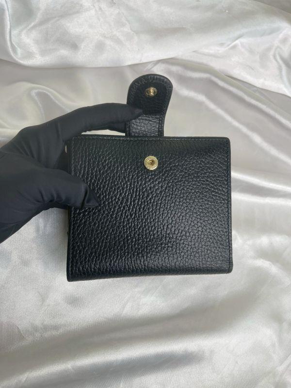 【9成新】GUCCI Interlocking GG 鎖扣雙摺短夾 