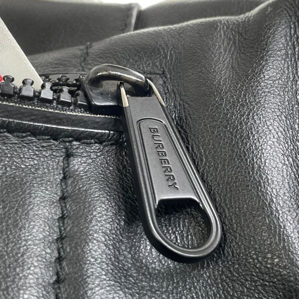 【12期0利率】BURBERRY 皮革字母壓印腰包【95成新】 