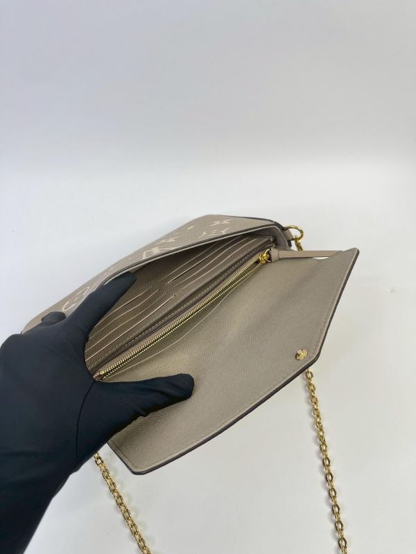 【95成】LV Félicie Pochette 內裡織布 