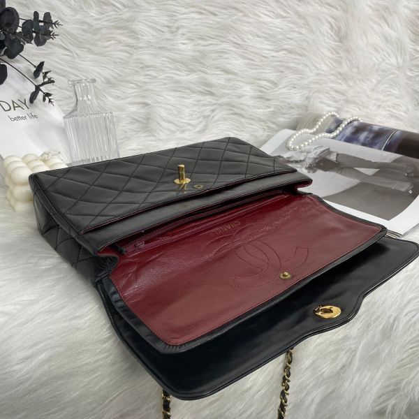 【85新】【12期0利率】CHANEL 巴黎限定鴛鴦扣CF 28CM 