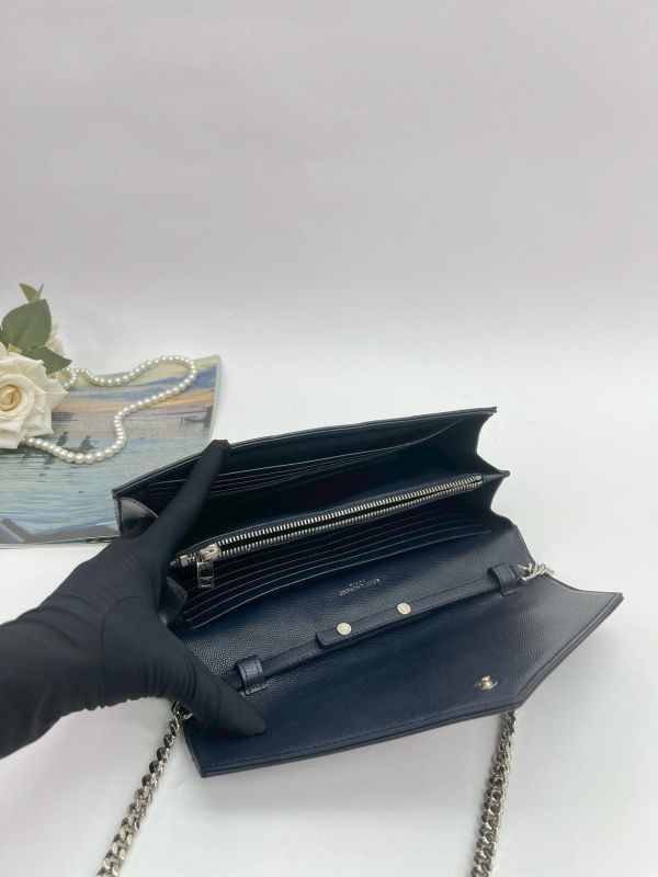 【9成新】YSL WOC 魚子醬鍊包 22.5CM 