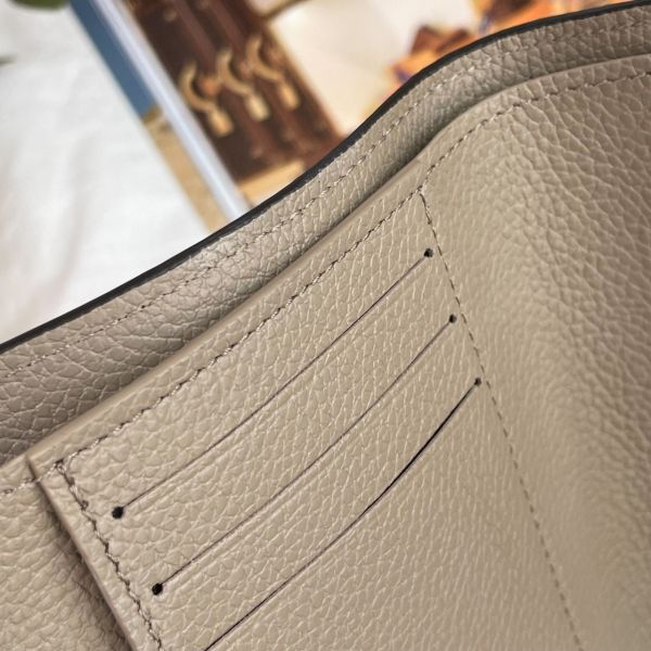 【12期0利率】LV Victorine三折短夾 最火斑鳩灰配色 【9.9成新】 