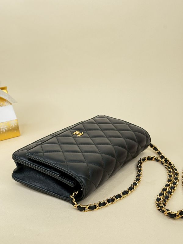 【分期0利率】CHANEL  WOC 黑金 【9成新】 