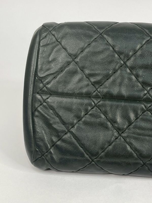 【分期0利率】CHANEL  閃亮皮革保齡球兩用包【9成新】 